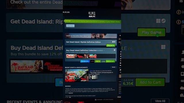 Dead Island e gratis pe Steam! 🧟