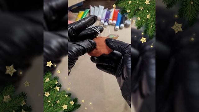 Ёлочная игрушка грибочек своими руками смотреть онлайн