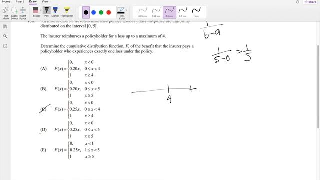 SOA Exam P Question 180 | CDF of Conditional Uniform Distribution смотреть онлайн