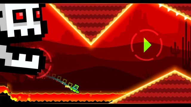прохождение press start|geometry dash