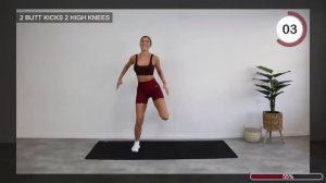 30 Min No Jumping - Intense CARDIO HIIT _ Energizing _ Fat Burn _ Super Fun, No Repeat