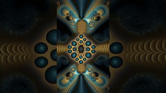 Анимация фрактала симпатичная