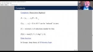 Efim Zelmanov. Growth and complexity functions for basic algebraic structures.