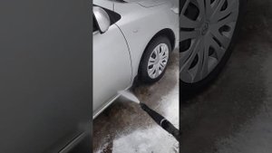 Мойка авто зимой