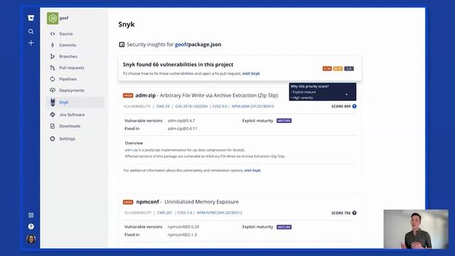 DevSecOps: How to integrate security into your workflow with Bitbucket and Snyk смотреть онлайн