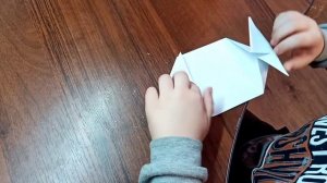 космическая машинка из бумаги от первоклашки