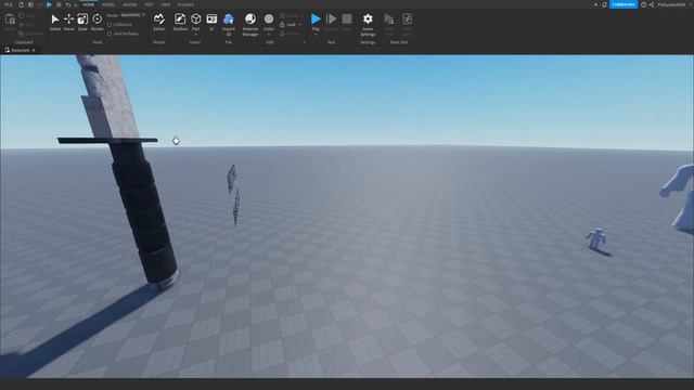 I made M9 Bayonet in Roblox Studio! смотреть онлайн