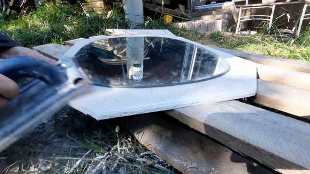 Два ЗЕРКАЛА из морских РАКУШЕК и остатков ГИПСОКАРТОНА