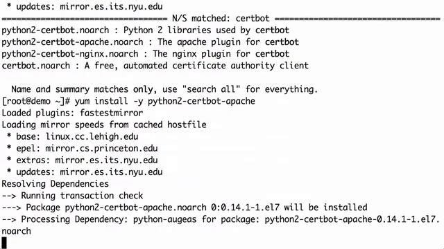 How To Secure Apache with Let's Encrypt on CentOS 7 смотреть онлайн