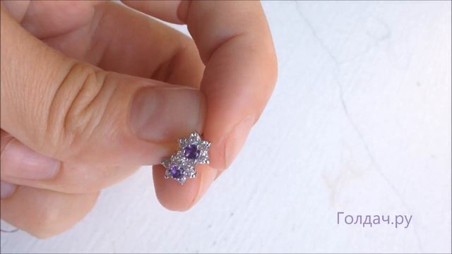 Серьги с аметистами арт z7313248 смотреть онлайн