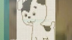 Рисунки зверей клеточные рисунки