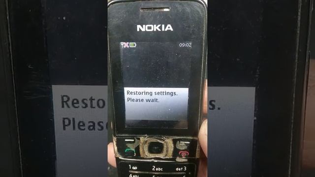 reset the phone to factory setting Nokia 2700 сброс телефон до заводской настройка