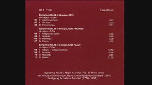 W.A. Mozart - Symphony No.32 in G major, K.318 (dir. Nikolaus Harnoncourt, 1981)