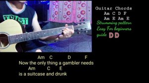The Animals -House Of The Rising Sun-Acoustic Guitar Tutorial Easy Chords And Lyrics guide
