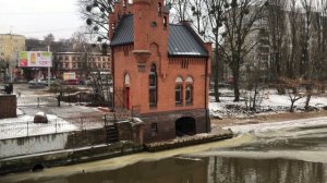 Музей открыток, дом смотрителя Высокого моста. Калининград.