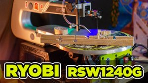 Распаковка и первое пиление Ryobi RSW1240G Unboxing and Scrollsawing for the First Time #ryobi
