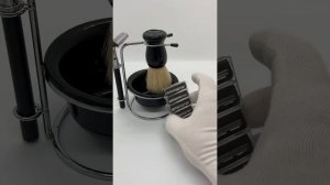 Набор для бритья 5 в 1: помазок, чаша для бритья, держатель, бритвенный станок, 5 сменных кассет