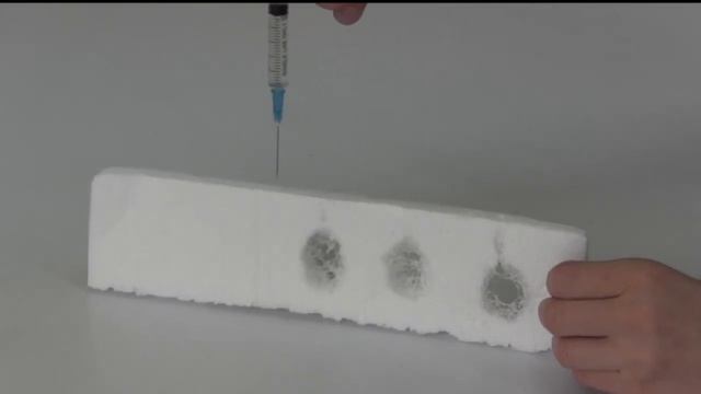Опыт "Термиты". Реакция полистирола с ацетоном. Пенопласт+ацетон! смотреть онлайн