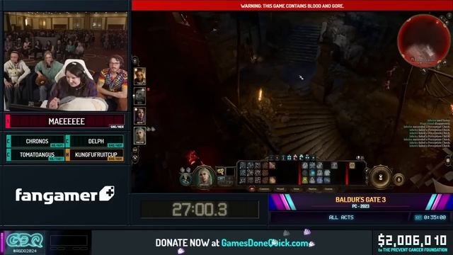 Baldur's Gate 3 by Mae in 33:21 - Awesome Games Done Quick 2024 смотреть онлайн