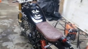 Доделал скремблер из китайца / Кастом скремблер из BM 200 motard