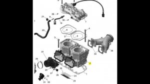 ремонт снегохода BRP 600 AEC