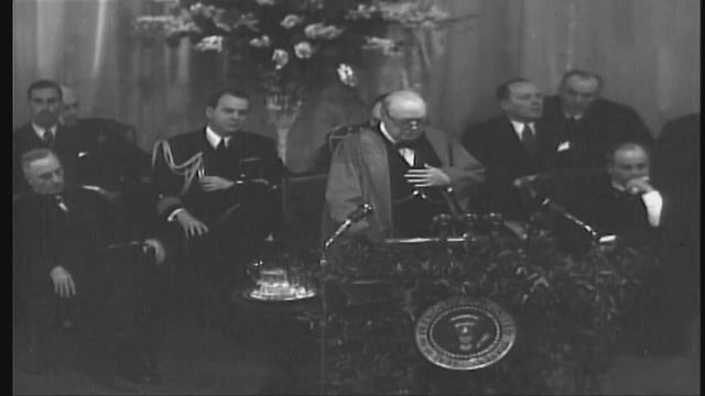 Sir Winston Churchill – Sinews of Peace (Iron Curtain) Speech смотреть онлайн