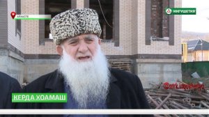 В селении Алхасты ведется строительство новой мечети.