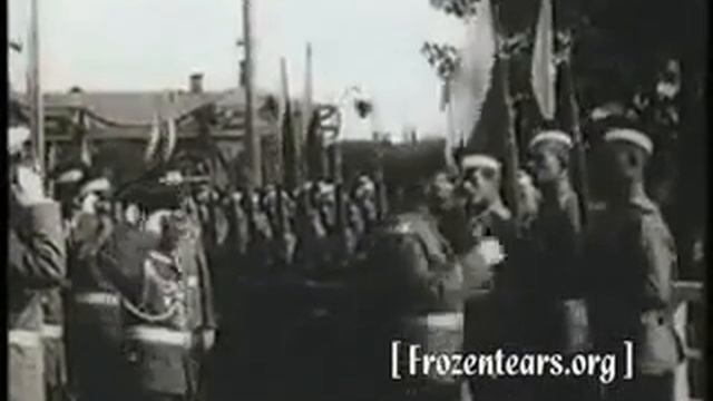 Раритетная запись голоса Императора Николая II на параде, 1910 г. В честь дня рождения Государя смотреть онлайн