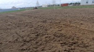 Выравнивание и подготовка участка под посев газона!