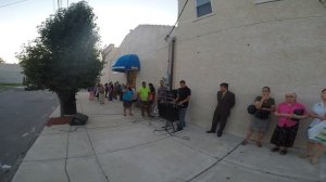 CULTO EN LA CALLE #CAMDEN NJ  #HNA BLANCA