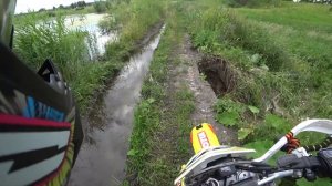 Suzuki DRZ400E. Эндуро покатушки по району 2017.