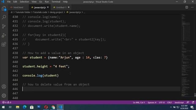 Javascript tutorial || javascript objects || ES6 Object || Java script tutorial in hindi part #10