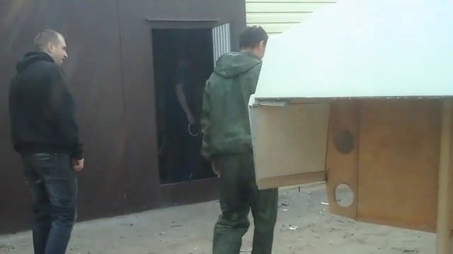 Строительство деревянного катера ч2. Переворачиваем катер. смотреть онлайн