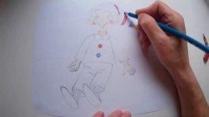 Рисунок "Буратино". Как можно нарисовать Буратино. Карандашом, фломастером, мелками. На листе А4