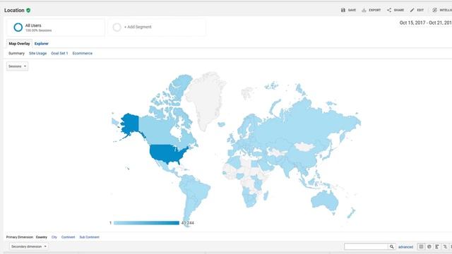 Google Analytics - Geo Reports смотреть онлайн