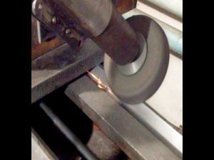 Шлифовка станины станка 1Е61М