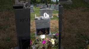 Могила Джо Дассена на кладбище ,, Hollywood forever" в Лос Анджелесе