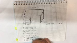 Делаем компьютерный стол своими руками. Расчет стола.