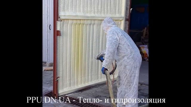 Утепление ППУ створок ворот смотреть онлайн