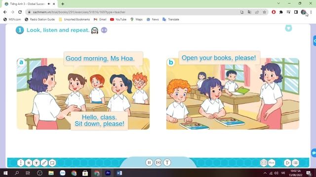 Tiếng Anh lớp 3 (sách mới) Global success Unit 7 Lesson 1 смотреть онлайн