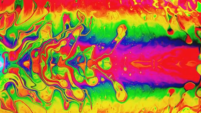 Psychedelic Mushroom Brain Twister Visuals - Background 11 Hour Video