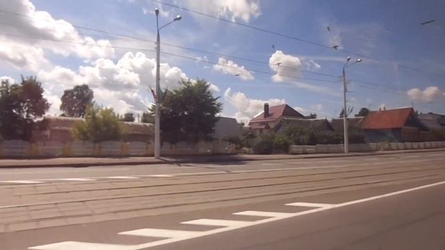 Автобус №17 (Витебск 2017). Мкр. Медцентр - Речной порт.