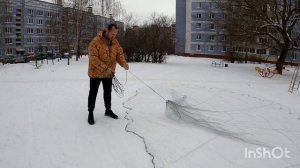 Презентация потрясающей кастинговой сетки с большим кольцом, диаметр 6.4м (Вес 4.7кг- оговорился🤣)