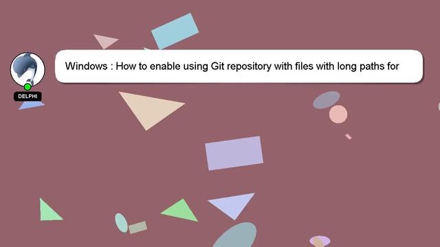 Windows : How to enable using Git repository with files with long paths for all users? смотреть онлайн