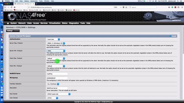 NAS4Free Disk Setup and File Sharing смотреть онлайн