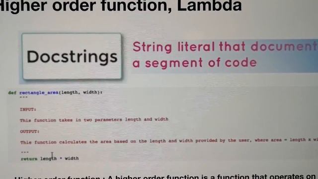 Python programming language functions, scope, doc strings higher order functions and lambda functio смотреть онлайн