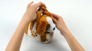 Интерактивная игрушка "Собака которая поёт и гуляет" от Na-Na
