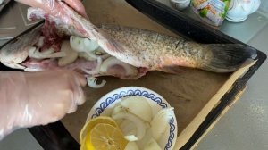 Запечённый Карп в духовке/Попробуйте Сами