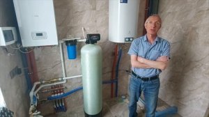 Монтаж фильтра обезжелезивателя (оксидайзер) для очистки воды из скважины