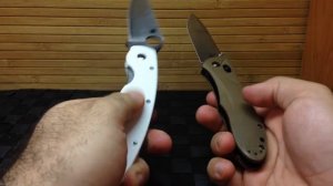 Китайская Spyderco Military - доводка